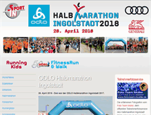 Tablet Screenshot of halbmarathon-ingolstadt.net